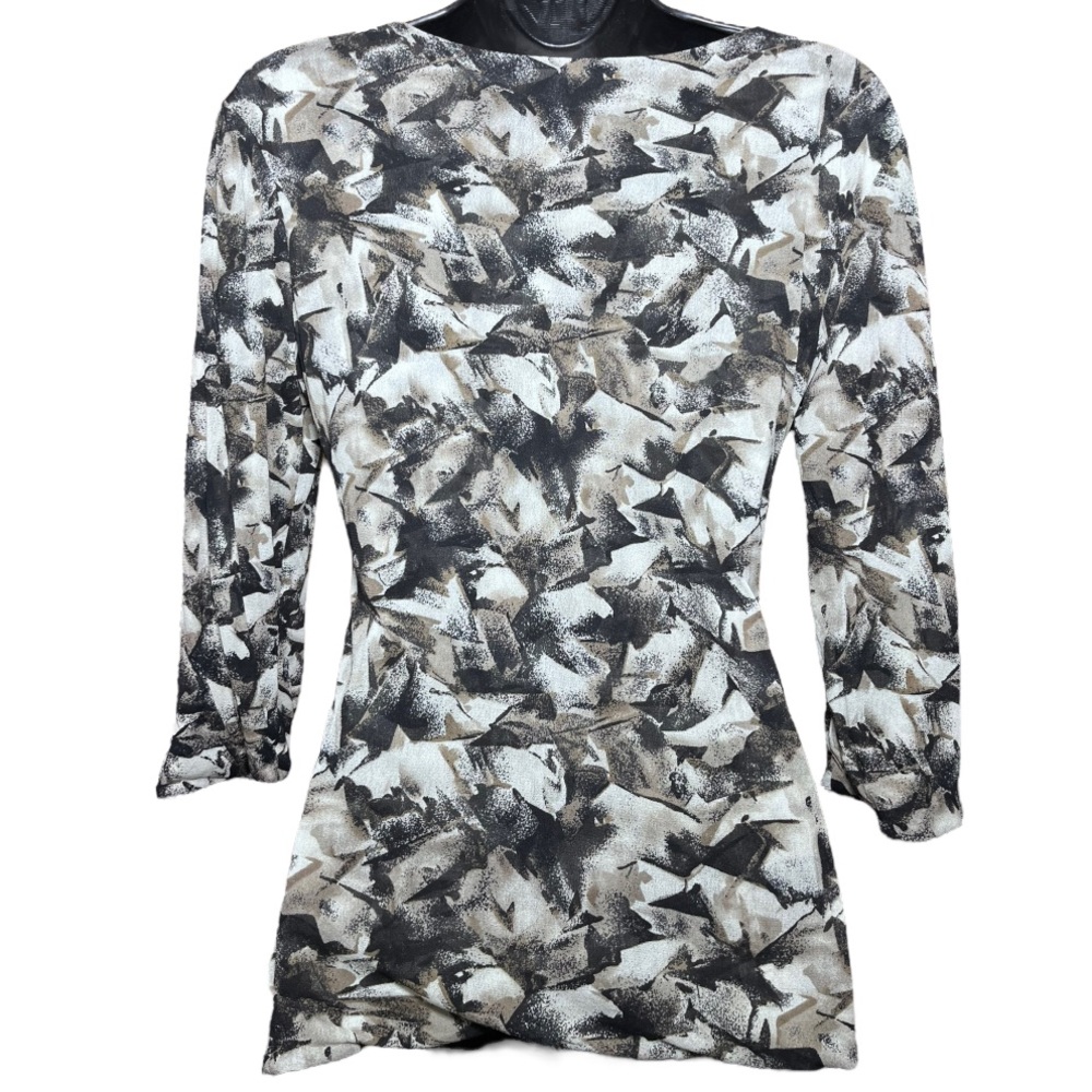 Silk Blend Ruffle Blouse - Picture 2 of 5